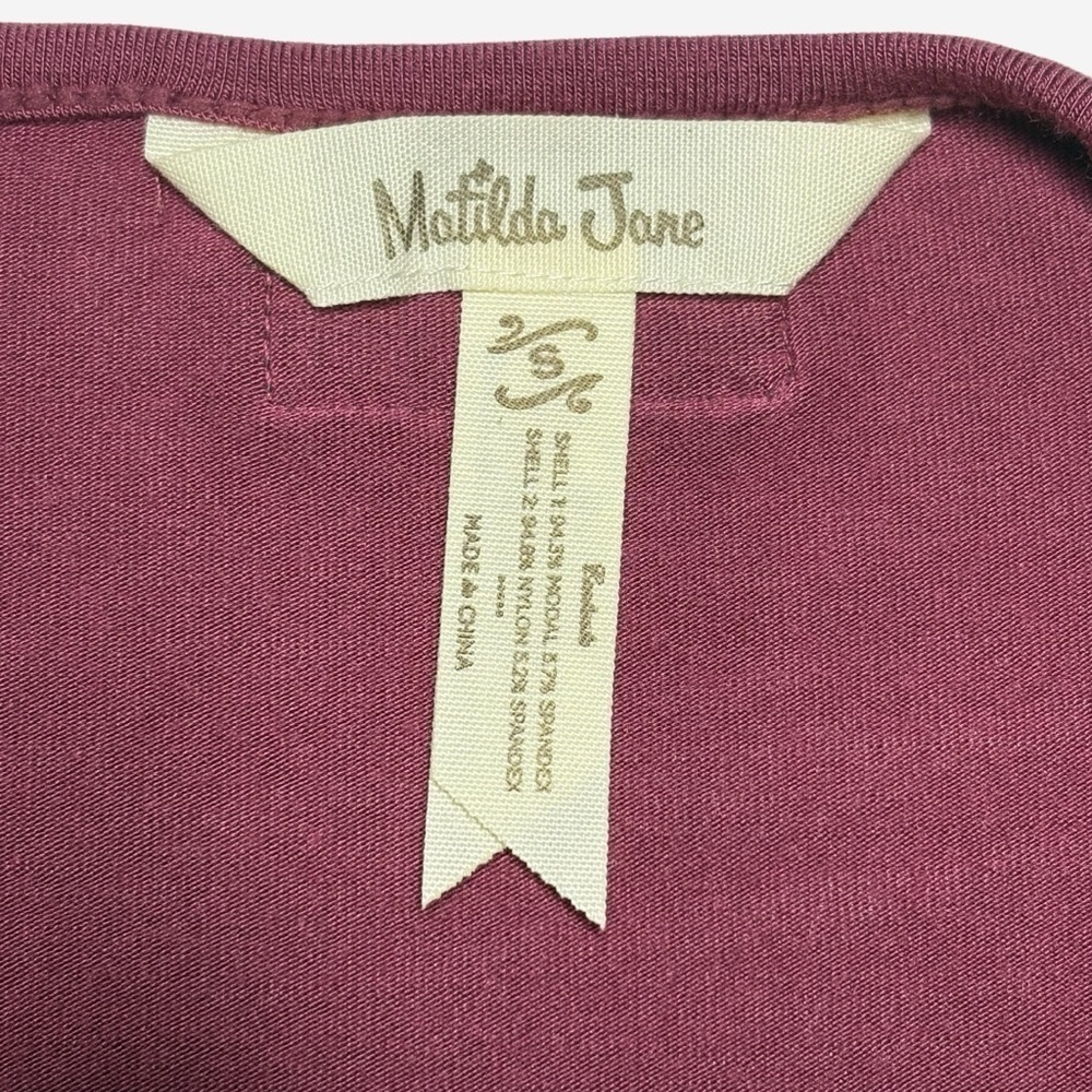 Matilda Jane Ruffle Layered Top Long Sleeve Mauve Pink Make Believe S - Picture 10 of 11